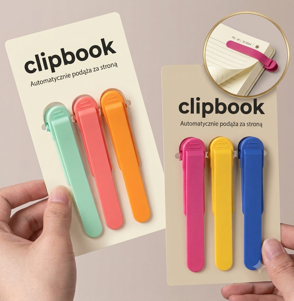 ClipBook — Automatyczna Zakładka Silikonowa — zdjęcie 1